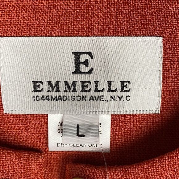 NWT EMMELLE Terracotta Blouse Lightweight Jacket Top - Picture 12 of 15